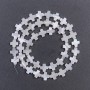 Koraliki perłowe w kształcie krzyżyka, średnica 8×8×3 mm, długość 39 cm, na nici
