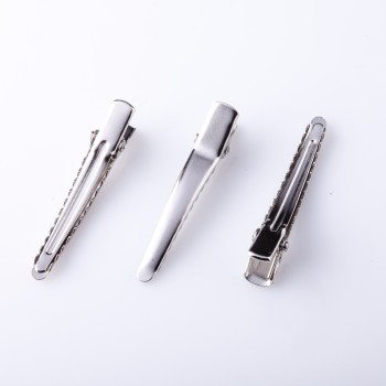 Cena za opakowanie /10 szt. Podstawa pod spinkę „krokodylek” o ostrym czubku 5 cm