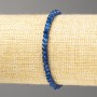 Bransoletka z lazurytu syntetycznego, jasnoniebieskie fasetowane rondelki, średnica 4×3 mm, długość 18 cm (elastyczna)