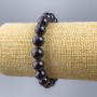 Bransoletka z granatu naturalnego, gładkie kuleczki o średnicy 10 mm+, długość 18 cm (rozciągliwa)
