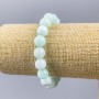 Bransoletka z larimaru, naturalny kamień, gładkie kuleczki na elastycznej nici, średnica 10 mm, długość 18 cm (stretch)