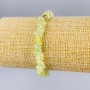 Bransoletka z prehnitu, naturalny kamień — drobiny o średnicy 9x4 mm, długość 18 cm (rozciągliwa)