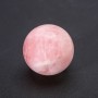 Kula pamiątkowa z różowego kwarcu, średnica 40 mm ± (cena za 1 szt.)