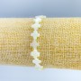 Bransoletka z perłowymi krzyżykami, średnica 8×8×3 mm, długość 18 cm (elastyczna)