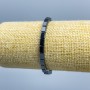 Bransoletka z hematytu w kształcie prostokątów, długość 18 cm, koraliki 6×4 mm (elastyczna)