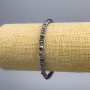 Bransoletka z hematitu „Czaszka”, średnica 5×6×5 mm, długość 18 cm (rozciągana)