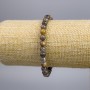 Bransoletka «Słoneczny» z naturalnym kamieniem, gładkie kuleczki o średnicy około 6 mm, długość 18 cm, elastyczna