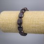 Bransoletka z naturalnego granatu fasetowanego, średnica 11×15 mm, długość 18 cm, elastyczna