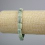 Bransoletka z jadeitu, naturalny kamień, prostokątne wstawki o wymiarach 12×8 mm, długość 18 cm +/- (rozciągliwa)