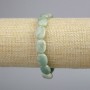 Bransoletka z jadeitu, kamień naturalny, owal, średnica 14x10 mm, 5 mm +/-, długość 18 cm +/- (rozciągana)