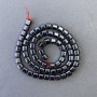 Koraliki hematytu w kostkach na nitce 5×6 mm