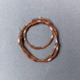 Koraliki z awenturynu „Złoty Piasek” prostokątne, średnica 2×4 mm, długość 38 cm, na żyłce