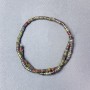 Koraliki jaspis Krwi Smoka, naturalny kamień, rondel, średnica 4,5×2,5 mm, długość około 38 cm na żyłce