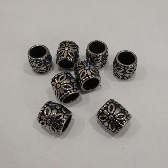Koralik-wstawka – akcesoria jubilerskie, średnica 12,5 mm