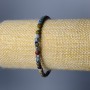 Bransoletka z sodalitu — fasetowane kostki naturalnego kamienia, średnica 4 mm, długość 18 cm (elastyczna)