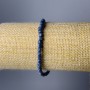 Bransoletka z koralu gąbczastego, naturalny kamień, fasetowane kostki, średnica 4 mm ±, długość 18 cm (rozciągana)