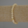 Bransoletka z cytrynem – naturalny kamień, fasetowane kuleczki, średnica 6 mm, długość 18 cm (rozciągliwa)