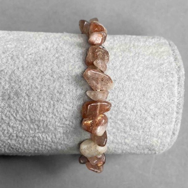 Bransoletka z heliolitu – naturalny kamień, drobne kawałki, średnica 9×4 mm ±, długość 18 cm (elastyczna)