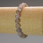 Bransoletka z labradorytu, naturalny kamień, fasetowane kuleczki o średnicy 8 mm, długość 18 cm (elastyczna)