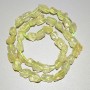 Koraliki z cytrynowego kwarcu, naturalny kamień, o średnicy 9×10 mm, długość 40 cm, na nici