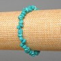 Bransoletka turkus błękitny (pojedyncze) drobina, średnica 6x4 mm ±, długość 18 cm (stretch)