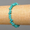 Bransoletka z turkusu – błękitne drobiny, średnica 6x4 mm, długość 18 cm (rozciągliwa)