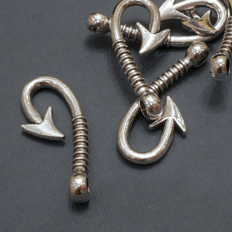 Zawieszka 'Haczyk', średnica 16×39 mm ± opakowanie 20 g 5 szt. (±)