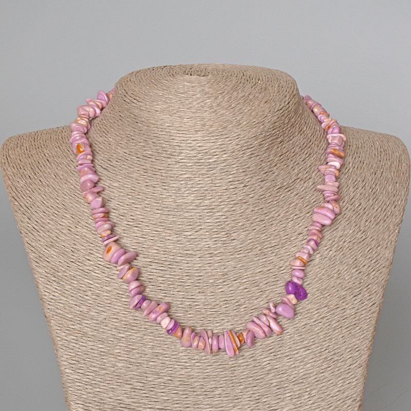 Naszyjnik z fosfosyderytu (sztuczny) drobinki o wymiarach 9×3 mm, długość 47 cm