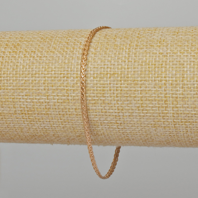 Bransoletka Xuping pozłocenie 18K, długość 19 cm, grubość 2,5 mm+