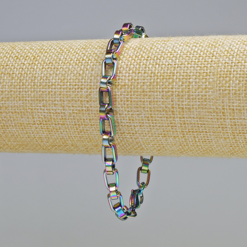 Bransoletka Xuping z napylaniem benzynowym 18K, grubość około 6 mm, długość 22 cm