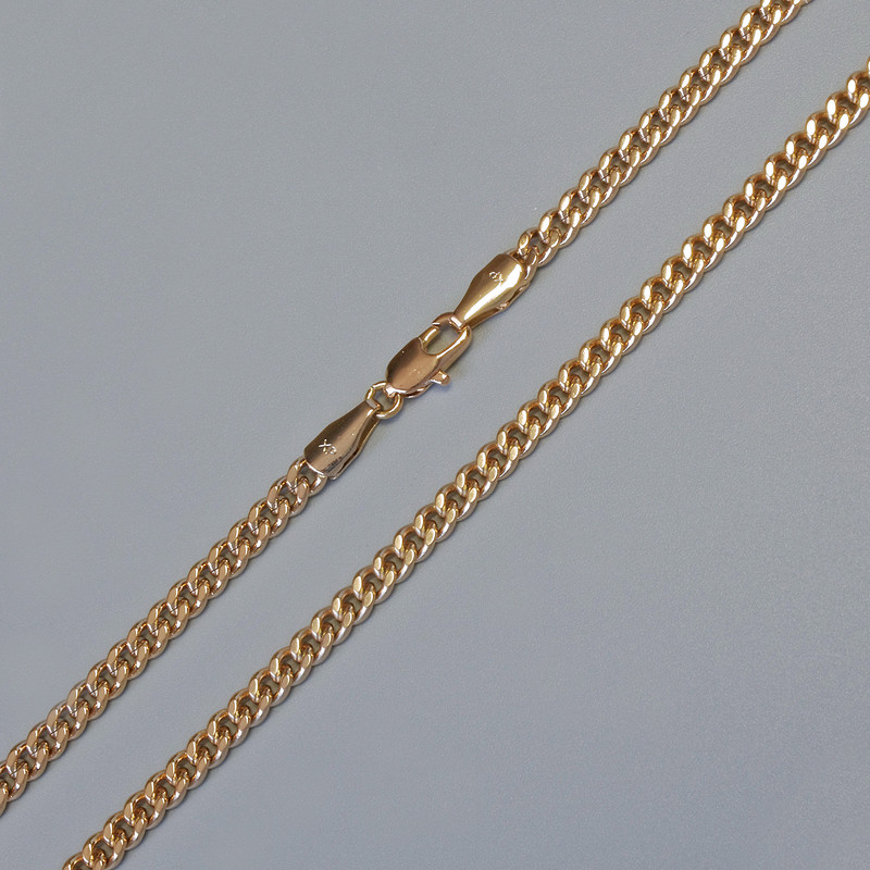 Łańcuszek Xuping z pozłotą 18K, grubość około 3,5 mm, długość 45 cm