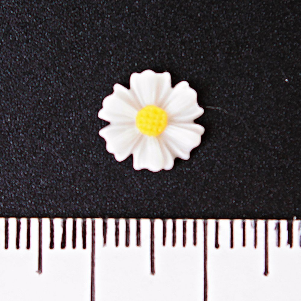 Zawieszki do biżuterii «Rumianek» bez otworu 10 mm, opakowanie 20 szt.