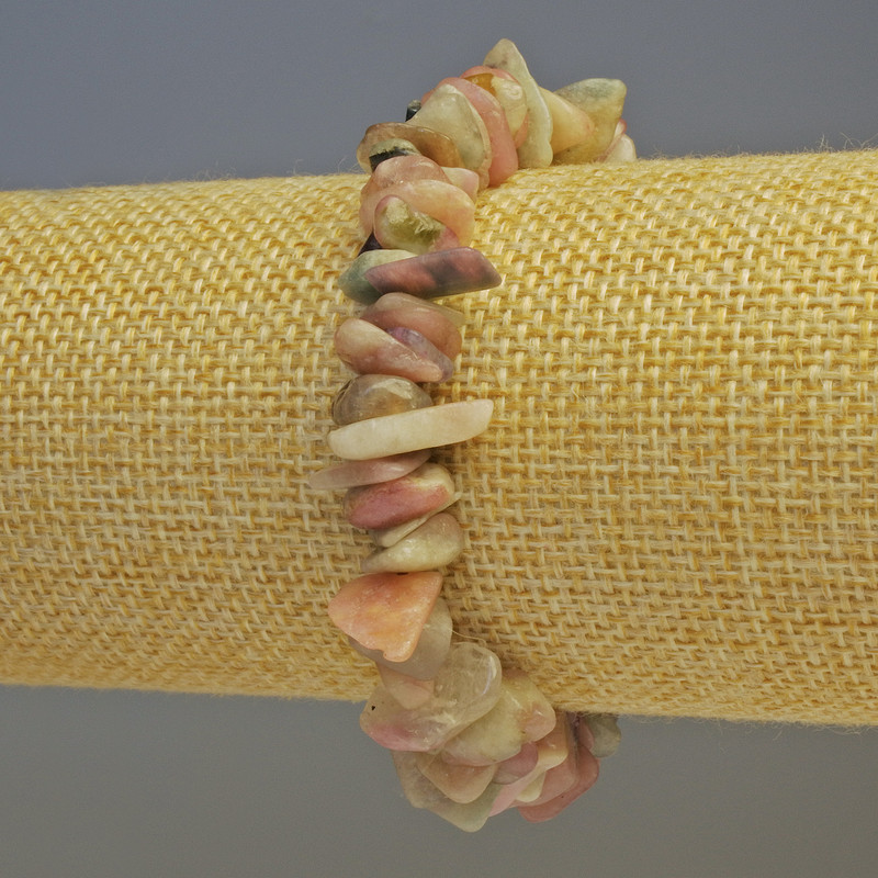 Bransoletka z turmalinu – drobinki, średnica 10–14×2 mm, długość 18 cm, elastyczna