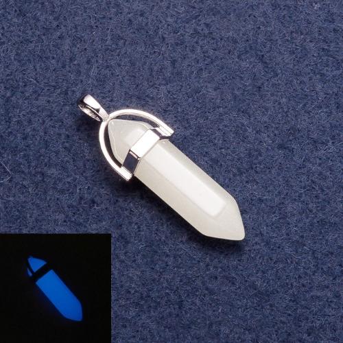 Wisiorek z onyksu w formie sześciokąta «Błękitne światło»