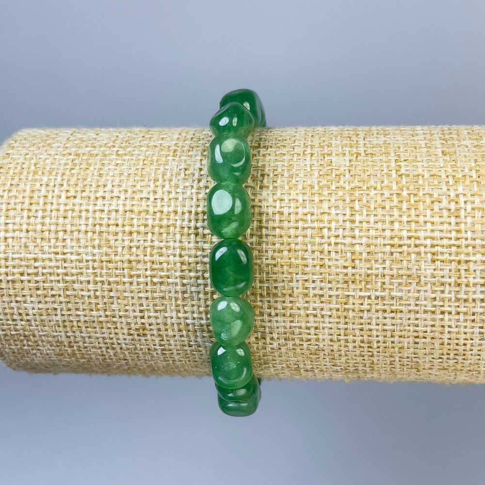 Bransoletka z tonowanego kwarcu, o wymiarach 10×7 mm, długość 18 cm, elastyczna