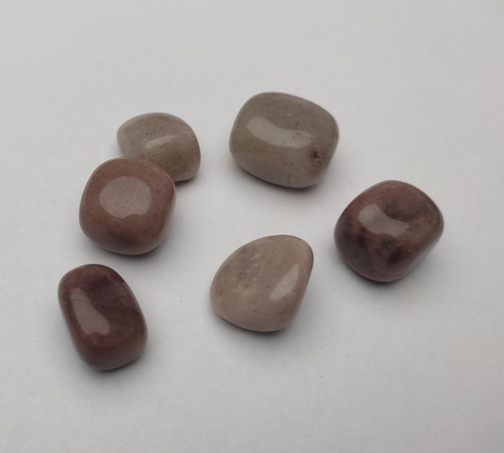 Rodohrozit fasetowany naturalny kamień pamiątkowy 22×17 mm (±) opakowanie 100 g