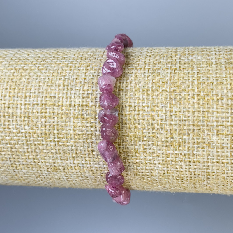 Bransoletka z turmalinu fasetowana, średnica 6-8×6-8 mm, długość 18 cm, elastyczna