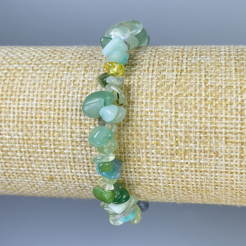 Bransoletka Asorty kruszynka, średnica 8–10×2–4 mm, długość 18 cm ± elastyczna baza