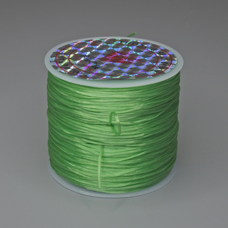 Guma do rękodzieła na bobinie, kolor sałatowy, długość 30 m+