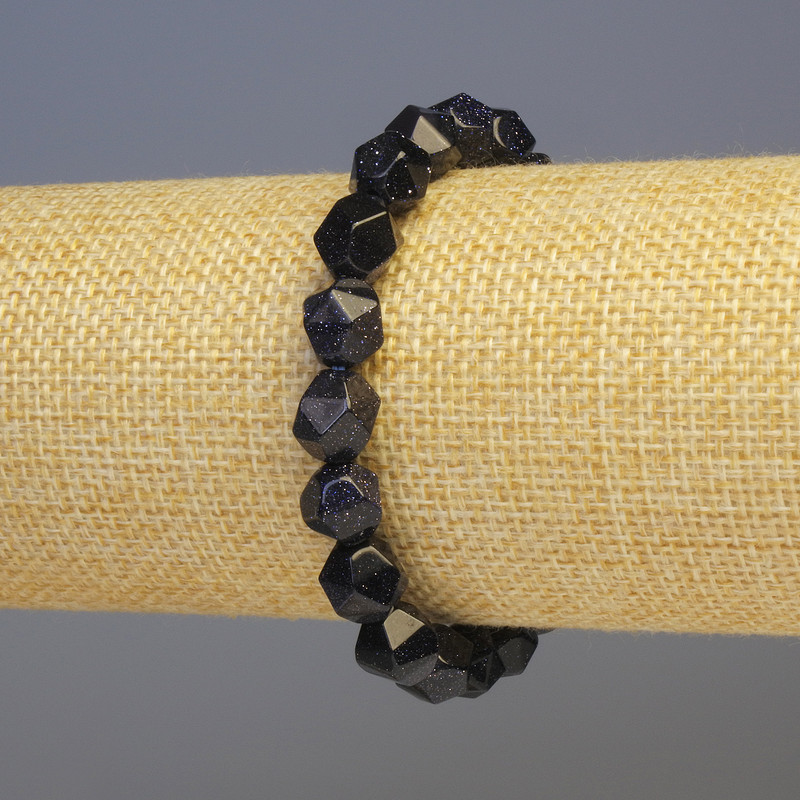 Bransoletka z niebieskiego awenturynu „Niebieski piasek”