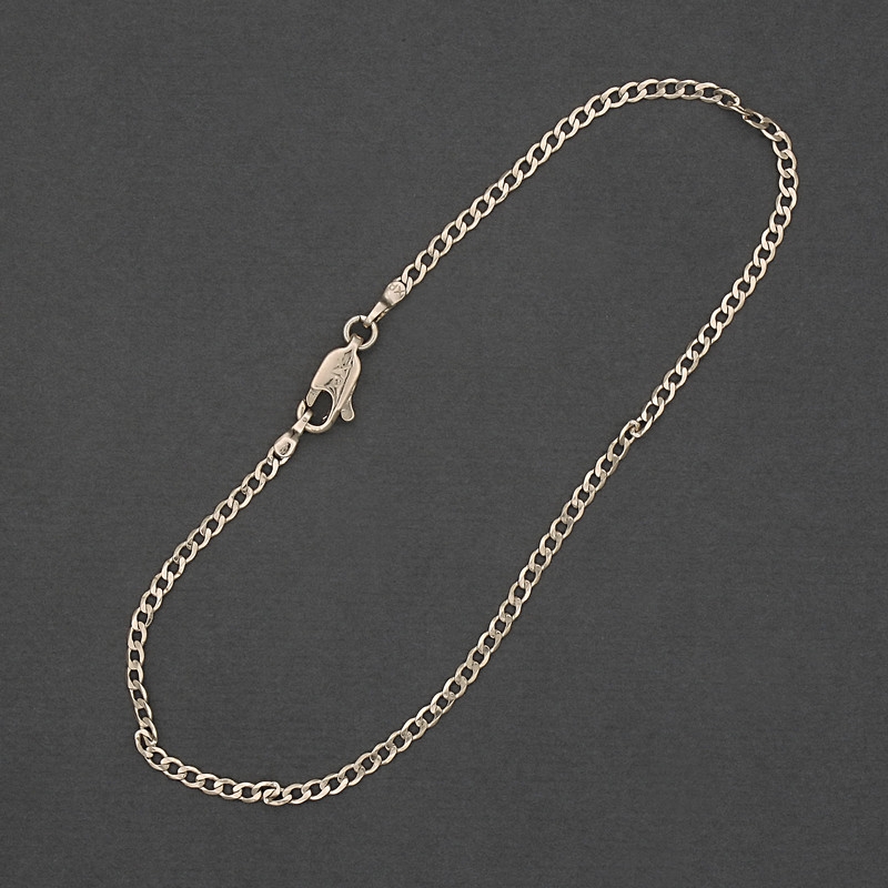 Bransoletka Xuping rhodiowana, długość 20 cm, grubość ponad 2 mm