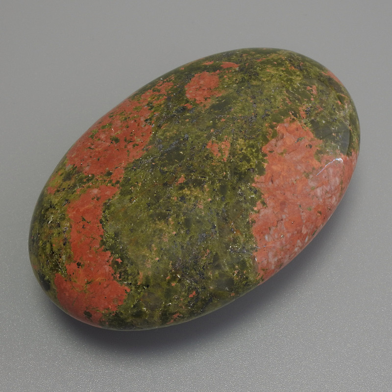 Pamiątkowy kamień naturalny heliotrop, owalny, 60×40×20 mm+