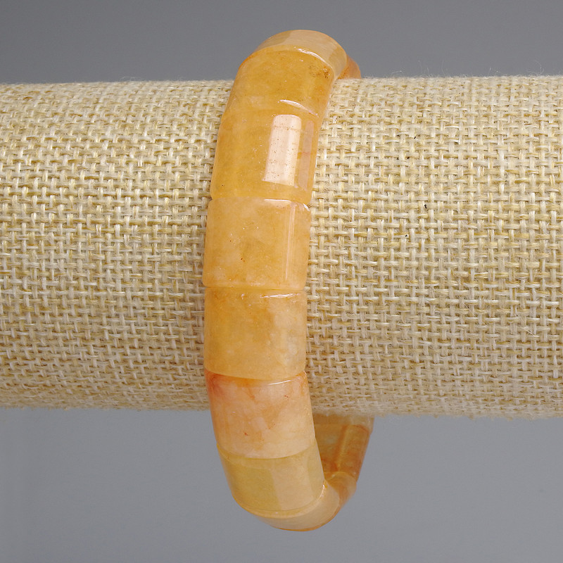 Bransoletka z cytryną – ogniwa o wymiarach 13×15 mm, długość 18 cm, elastyczna