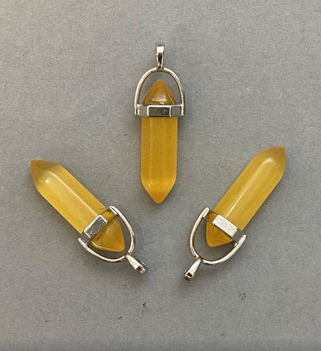 Wisiorek „Kocie Oko” o sześciokątnym kształcie, kula 8×31×41 mm+