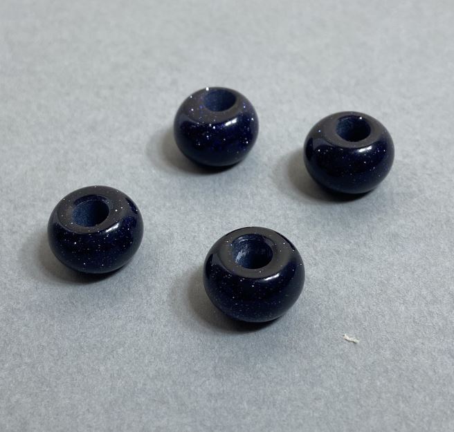 Koralik Pandora z awenturytu «Niebieski piasek»