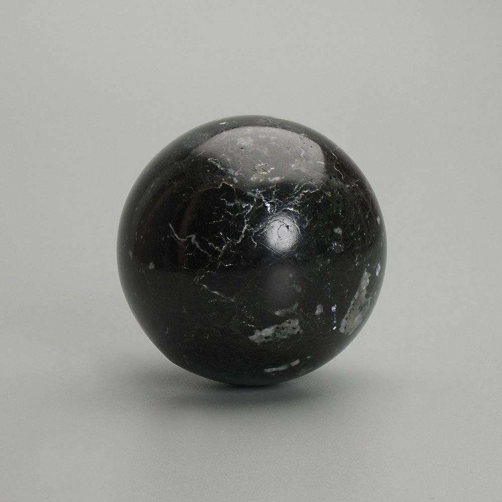 Kula pamiątkowa z agatu drewnianego, średnica 50 mm+