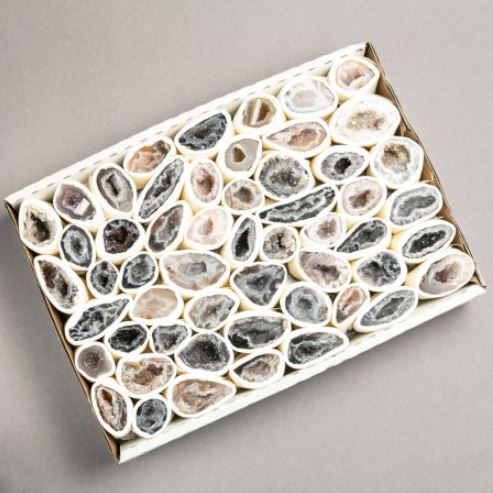 Pamiątkowa geoda z agatu – asortyment mały