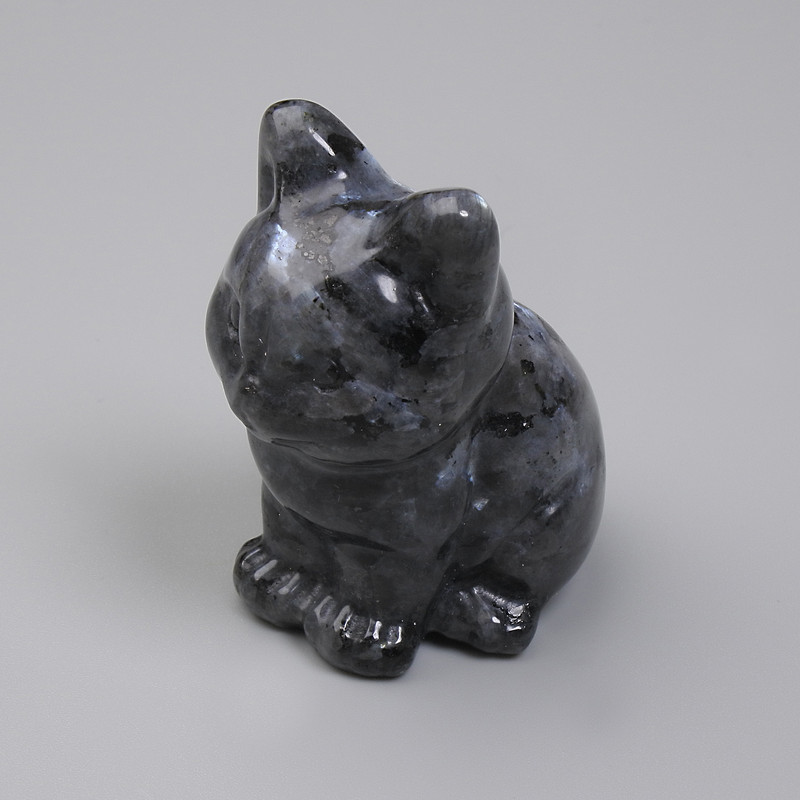 Statuetka suvenirowa Kotka z lavrykitu 40×30×23 mm+