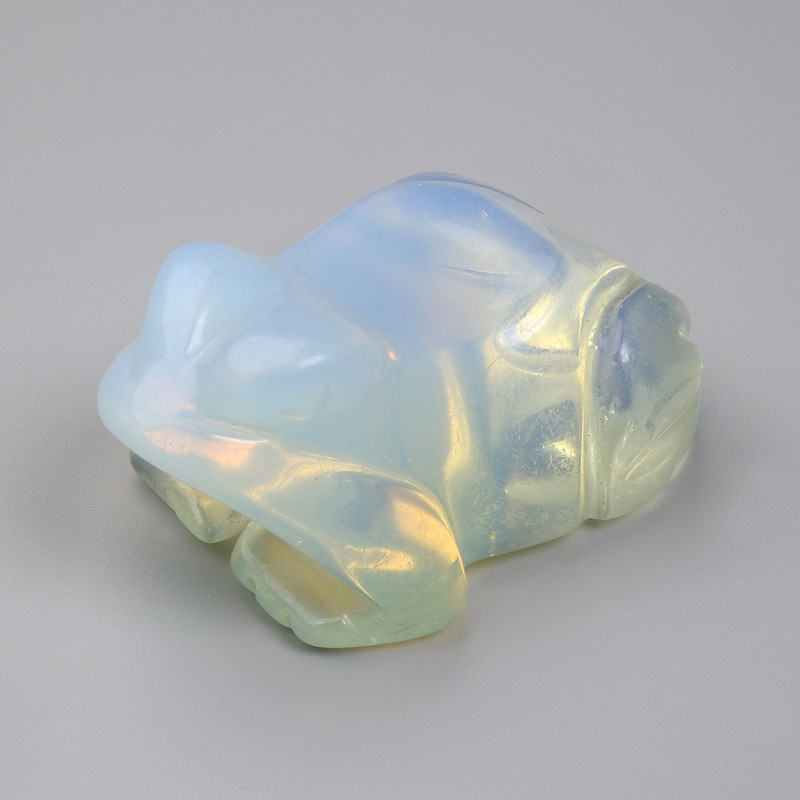 Pamiątkowa statuetka „Żaba” z kamienia księżycowego 55×30×40 mm+