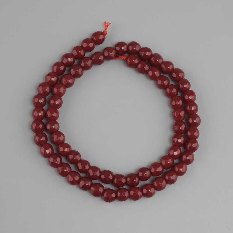 Koraliki Turmalin fasetowana kulka, średnica 6 mm±, długość 36 cm±